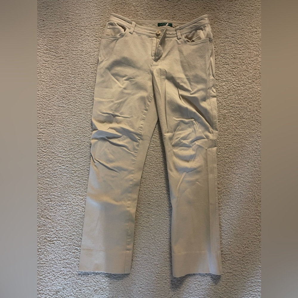 Lauren by Ralph Lauren Khaki Pants